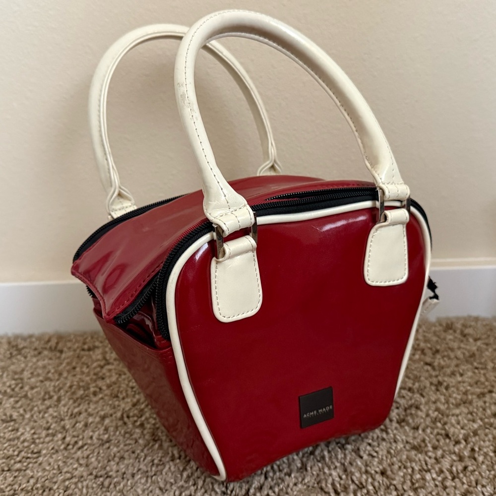 Acme Made Bowler Bag DSLR Camera Handbag Purse - New - Red